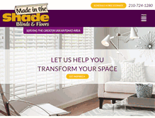 Tablet Screenshot of madeintheshadesa.com